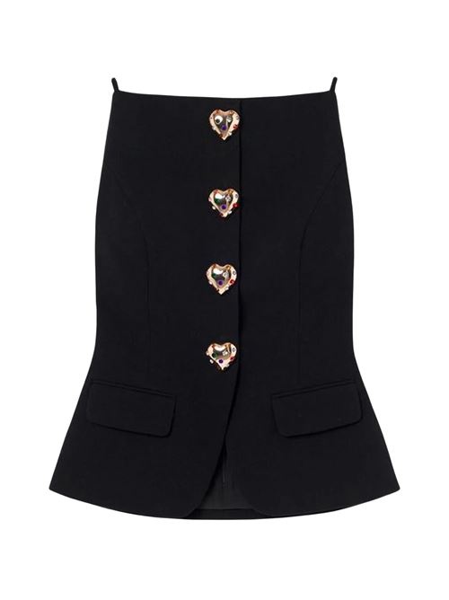 Top in crepe SELF PORTRAIT | AW26062TBBLACK
